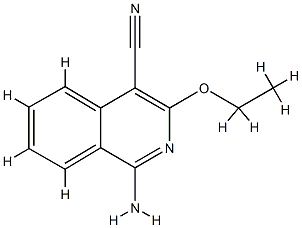 4-Isoquinolinecarbonitrile,1-amino-3-ethoxy-(9CI) CAS#: 74745-54-3