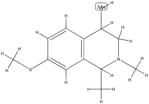 4-Isoquinolinol,1,2,3,4-tetrahydro-7-methoxy-1,2-dimethyl-(9CI) CAS#: 784076-07-9