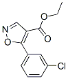 4-Isoxazolecarboxylicacid,5-(3-chlorophenyl)-,ethylester(9CI) CAS#: 76344-85-9