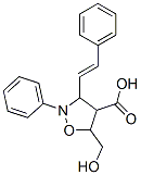 4-Isoxazolidinecarboxylic acid, 5-(hydroxymethyl)-2-phenyl-3-(2-phenylethenyl)- CAS#: 747381-12-0
