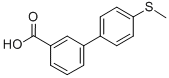 4'-METHYLSULFANYL-BIPHENYL-3-CARBOXYLIC ACID CAS#: 728918-92-1