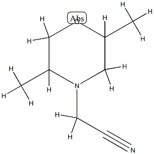 4-Morpholineacetonitrile,2,5-dimethyl-(9CI) CAS#: 793635-13-9
