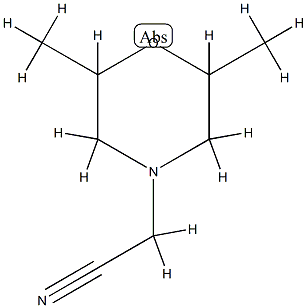 4-Morpholineacetonitrile,2,6-dimethyl-(9CI) CAS#: 790626-46-9