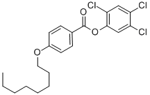 4'-N-OCTYLOXYBENZOIC ACID 2,4,5-TRICHLOROPHENYL ESTER CAS#: 79404-93-6
