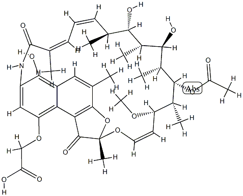 4-O-(Carboxymethyl)-8-deoxyrifamycin CAS#: 75367-97-4