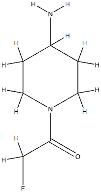 4-Piperidinamine,1-(fluoroacetyl)-(9CI) CAS#: 791061-33-1