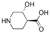 4-Piperidinecarboxylic acid, 3-hydroxy-, trans- (9CI) CAS#: 742014-65-9