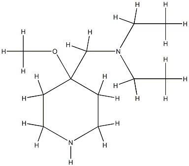 4-Piperidinemethanamine,N,N-diethyl-4-methoxy-(9CI) CAS#: 783303-75-3