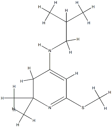 4-Pyridinamine,2,3-dihydro-2,2-dimethyl-N-(2-methylpropyl)-6-(methylthio)-(9CI) CAS#: 779981-94-1