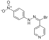 4-Pyridinecarbohydrazonoyl bromide, N-(4-nitrophenyl)- CAS#: 74305-94-5