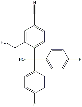 4-(bis(4-fluorophenyl)(hydroxy)Methyl) -3-(hydroxyMethyl)benzonitrile CAS#: 762266-07-9