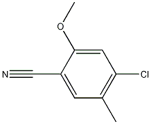 4-chloro-2-methoxy-5-methylbenzonitrile CAS#: 755027-31-7