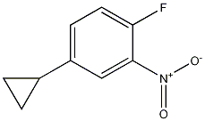 4-cyclopropyl-1-fluoro-2-nitrobenzene CAS#: 769159-85-5