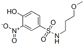 4-hydroxy-N-(3-methoxypropyl)-3-nitrobenzenesulphonamide CAS#: 79817-62-2