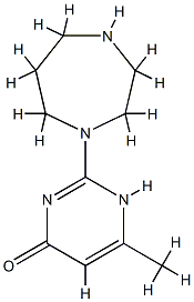 4(1H)-Pyrimidinone,2-(hexahydro-1H-1,4-diazepin-1-yl)-6-methyl-(9CI) CAS#: 786660-74-0