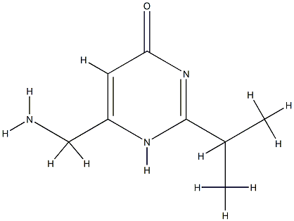 4(1H)-Pyrimidinone,6-(aminomethyl)-2-(1-methylethyl)-(9CI) CAS#: 767567-53-3
