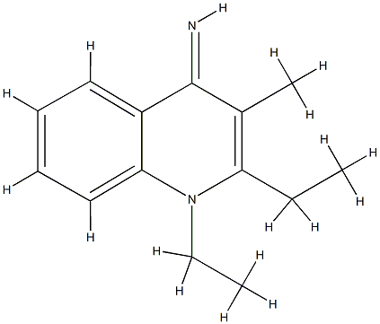 4(1H)-Quinolinimine,1,2-diethyl-3-methyl-(9CI) CAS#: 742052-60-4