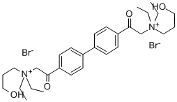 4,4'-Biphenylenebis(2-oxoethylene)bis(diethyl(3-hydroxypropyl)ammonium) dibromide CAS#: 77985-01-4