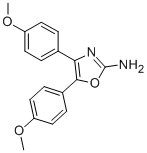 4,5-BIS-(4-METHOXY-PHENYL)-OXAZOL-2-YLAMINE CAS#: 77151-48-5