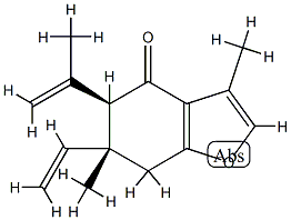 4(5H)-Benzofuranone, 6-ethenyl-6,7-dihydro-3,6-dimethyl-5-(1-methyleth enyl)-, (5R,6R)-rel- CAS#: 78964-39-3