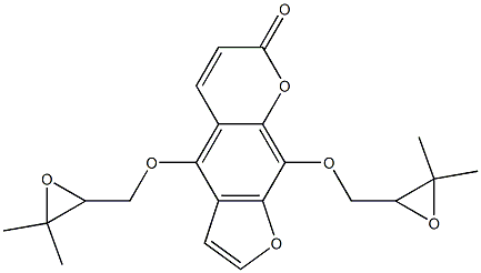 4,9-Bis[(3,3-dimethyloxiranyl)methoxy]-7H-furo[3,2-g][1]benzopyran-7-one CAS#: 77063-74-2