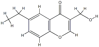 4H-1-Benzopyran-4-one,6-ethyl-3-(hydroxymethyl)-(9CI) CAS#: 773868-98-7