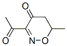 4H-1,2-Oxazin-4-one, 3-acetyl-5,6-dihydro-6-methyl- (9CI) CAS#: 79311-01-6