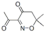 4H-1,2-Oxazin-4-one, 3-acetyl-5,6-dihydro-6,6-dimethyl- (9CI) CAS#: 79310-96-6