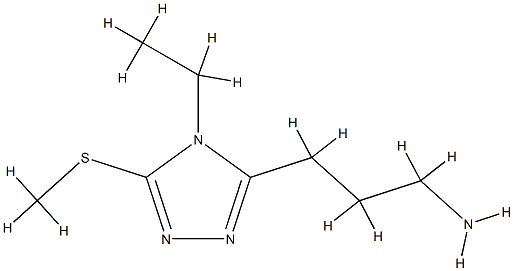 4H-1,2,4-Triazole-3-propanamine,4-ethyl-5-(methylthio)-(9CI) CAS#: 774155-58-7