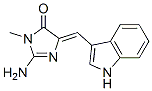 4H-Imidazol-4-one, 2-amino-3,5-dihydro-5-(1H-indol-3-ylmethylene)-3-methyl- CAS#: 72479-07-3
