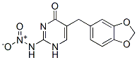 5-(1,3-benzodioxol-5-ylmethyl)-2-(nitroamino)-1H-pyrimidin-4-one CAS#: 72716-71-3