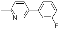 5-(3-Fluorophenyl)-2-methyl-pyridin CAS#: 713143-67-0