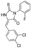 5-(3,4-DICHLORO-BENZYLIDENE)-3-(2-FLUORO-PHENYL)-2-THIOXO-IMIDAZOLIDIN-4-ONE CAS#: 722465-80-7