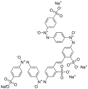 5-[[4-[(4-Sulfophenyl)-ONN-azoxy]phenyl]-ONN-azoxy]-2-[2-[2-sulfo-4-[[4-[(4-sulfophenyl)-ONN-azoxy]phenyl]-ONN-azoxy]phenyl]ethenyl]benzenesulfonic acid tetrasodium salt CAS#: 72854-05-8