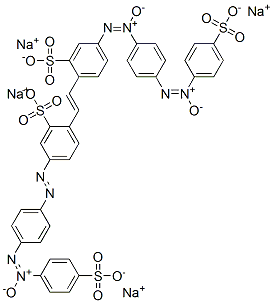 5-[[4-[(4-Sulfophenyl)-ONN-azoxy]phenyl]azo]-2-[2-[2-sulfo-4-[[4-[(4-sulfophenyl)-ONN-azoxy]phenyl]-ONN-azoxy]phenyl]ethenyl]benzenesulfonic acid tetrasodium salt CAS#: 72854-09-2