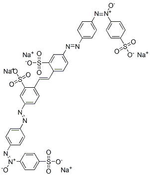5-[[4-[(4-Sulfophenyl)-ONN-azoxy]phenyl]azo]-2-[2-[2-sulfo-4-[[4-[(4-sulfophenyl)-ONN-azoxy]phenyl]azo]phenyl]ethenyl]benzenesulfonic acid tetrasodium salt CAS#: 72854-08-1