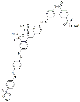 5-[[4-[(4-Sulfophenyl)azo]phenyl]azo]-2-[2-[2-sulfo-4-[[4-[(4-sulfophenyl)-ONN-azoxy]phenyl]azo]phenyl]ethenyl]benzenesulfonic acid tetrasodium salt CAS#: 72854-04-7
