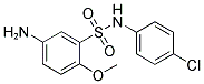 5-AMINO-N-(4-CHLORO-PHENYL)-2-METHOXY-BENZENESULFONAMIDE CAS#: 729578-90-9