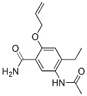 5-(Acetylamino)-2-allyloxy-4-ethylbenzamide CAS#: 73664-64-9