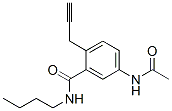5-(Acetylamino)-N-butyl-2-(2-propynyl)benzamide CAS#: 73664-65-0