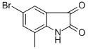 5-BROMO-7-METHYL-1H-INDOLE-2,3-DIONE CAS#: 77395-10-9