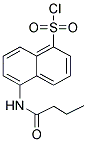 5-BUTYRYLAMINO-NAPHTHALENE-1-SULFONYL CHLORIDE CAS#: 728864-72-0