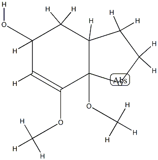 5-Benzofuranol,2,3,3a,4,5,7a-hexahydro-7,7a-dimethoxy-(9CI) CAS#: 700866-31-5