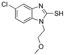 5-CHLORO-1-(2-METHOXYETHYL)-1H-BENZIMIDAZOLE-2-THIOL CAS#: 796084-53-2