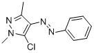5-CHLORO-1,3-DIMETHYL-4-(2-PHENYLDIAZ-1-ENYL)-1H-PYRAZOLE CAS#: 78431-21-7