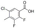 5-CHLORO-2,3-DIFLUORO-4-METHYLBENZOIC ACID CAS#: 773869-46-8