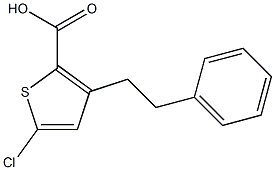 5-Chloro-3-phenethylthiophene-2-carboxylic acid CAS#: 74168-80-2