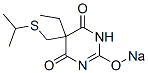 5-Ethyl-5-(isopropylthiomethyl)-2-sodiooxy-4,6(1H,5H)-pyrimidinedione CAS#: 73688-59-2