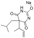 5-Isobutyl-5-(1-methyl-2-propenyl)-2-sodiooxy-4,6(1H,5H)-pyrimidinedione CAS#: 73681-10-4
