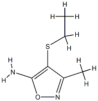 5-Isoxazolamine,4-(ethylthio)-3-methyl-(9CI) CAS#: 77036-92-1